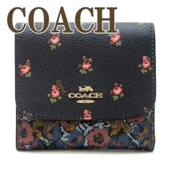 コーチ 財布 COACH 三つ折り ミニ 財布 レディース 花柄 67618IMF23 ブランド 人気