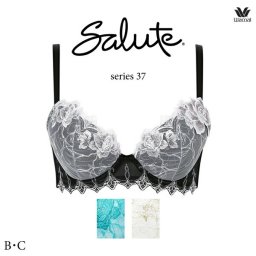 ワコール サルート BTJ737 37G ブラジャー 3/4カップワイヤー (Real Up Bra) B・Cカップ