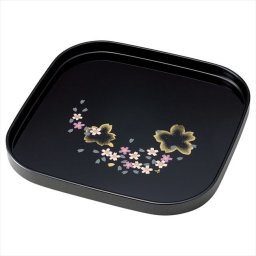 日展作家 橋爪靖雄 桜浪漫 8.0角盆  42262 内祝 内祝い お祝 御祝 記念品 出産内祝い プレゼント 快気祝い 粗供養 引出物