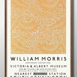 ウィリアム モリス モダン A3 サイズ ポスター アート おしゃれ 絵画 インテリア 北欧 イラスト マット紙 艶消し アートパネル 額 フレーム デザイン 壁掛け ギフト 新築祝い ディスプレイ 引越し祝い　新生活　空間デザイン