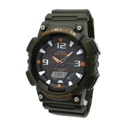 【※専用ケースなし※】カシオ CASIO STANDARD スタンダード タフソーラー 腕時計 ウォッチ AQ-S810W-3AVDF メンズ グレー+カーキ 海外正規品