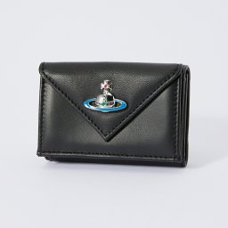 ヴィヴィアンウェストウッド Vivienne Westwood 51150009 L001L 三つ折り財布 NAPPA ENVELOPE BILLFOLD WITH POCKET レディース 財布 ブラック