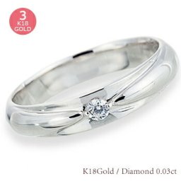 レディース ジュエリー 指輪 一粒ダイヤモンド リング 0.03ct 18金 18k k18 イエローゴールド ピンクゴールド ホワイトゴールド 小指 ピンキーリング メンズ 男女兼用 刻印 アクセサリー  プレゼント ギフト 人気 おすすめ 送料無料