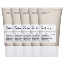 ジ・オーディナリー ビタミンC サスペンション 23% + ヒアルロン酸球体 お得な5個セット 30ml x 5  |  The Ordinary  美容液 美容グッズ コスメ化粧品 誕生日 クリスマス ホワイトデー 結婚記念日 ウエディングギフト 母の日 送別会 バレンタインデー 女性 彼女 妻奥さん 母