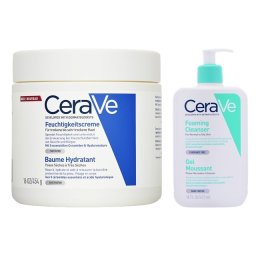 セラヴィ モイスチャライジング クリーム （ドライ/ベリードライ） 454g とフォーミング フェイシャル クレンザー 473ml のセット    |  CeraVe  ボディクリーム 美容グッズ コスメ化粧品 誕生日 クリスマス ホワイトデー 結婚記念日 ウエディングギフト 母の日 送別会 バレ
