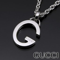 グッチ ネックレス GUCCI ペンダント シルバー アクセサリー シルバー925 メンズ レディース Gマーク ペンダント 233936-J8400-8106 【ラッピング無料 誕生日 お祝い プレゼント ギフト 贈り物】 送料無料