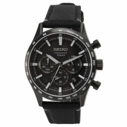 セイコー SEIKO 腕時計 クロノグラフ SSB417P1 wwse00207m アナログ 時計 メンズ ウォッチ ブラック クオーツ 海外モデル 逆輸入