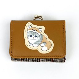 モフサンド mofusand きつね コンパクト財布 (ブラウン) 財布