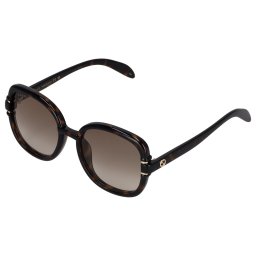 グッチ GUCCI サングラス アイウェア UVカット スクエア GG1068SA-002 レディース ハバナ+ブラウングラデーション