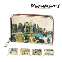 マンハッタナーズ コインケース 小銭入れ ラウンドファスナー manhattaner's トップパース 0751521 レディース 送料無料 誕生日プレゼント ギフト ラッピング無料 【正規代理店】