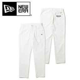 ニューエラ ゴルフ パンツ テーパード ストレッチパンツ オフホワイト NEW ERA (14669842) 2025年秋冬モデル お誕生日祝い お祝い 記念品 お父さん 父の日 彼氏 男性 30代 40代 50代 60代  還暦祝い 敬老の日 人気プレゼント プレゼント