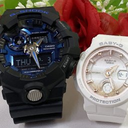 カシオ 恋人たちのGショック ペアウォッチ G-SHOCK BABY-G GA-710-1A2JF BGA-250-7A2JF 電池式 送料無料 国内正規品 記念日 誕生日 プレゼント お揃い ブラック 黒 ホワイト 白 クリスマス お祝い 結婚 婚約 20代 30代 40代 50代 カップル 夫婦