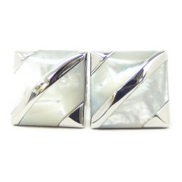スクウェア スラッシュデザイン ホワイト カフス カフスボタン カフリンクス cufflinks cuffs メンズ 男性 スーツアクセサリー専門店 父の日 ギフトにも 誕生日 プレゼント プチギフト おしゃれ カフスマニア