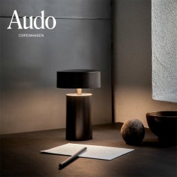 Audo コラム テーブルランプ ポータブル ブロンズ  テーブルライト おしゃれ 卓上ライト コードレス USB充電 北欧 インテリア 雑貨 寝室 間接照明