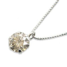 プラチナブラウンダイヤペンダントネックレス0.50カラットSI級一粒デザイン【送料無料】〇〇【4月誕生石ダイヤ】【レディース,激安,特価,通販】