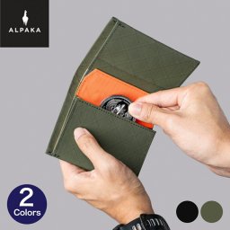 ARK BIFOLD COIN WALLET ALPAKA アルパカ  財布 サイフ ウォレット 二つ折り カード入れ 旅行 トラベル レジャー デイリーユース タウンユース ギフト プレゼント 贈り物 記念日 誕生日 お祝い サプライズ