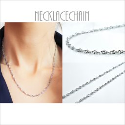 【毎日使えるチェーン】 ロングステンレス ネックレス チェーン 金属アレルギー対応 シルバー 2mmスクリュー サージカルステンレス ネックレスチェーン 母の日ギフト 自分へのご褒美 プレゼント ジーラブ