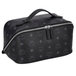 エムシーエム Mode Creation Munich(MCM) ポーチ コスメポーチ メイクポーチ バニティバッグ MXZESTT06 BK001 レディース メンズ ユニセックス ブラック