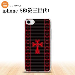 iPhoneSE 3 iPhoneSE 3 スマホケース ソフトケース ゴシック 黒 赤 メンズ レディース nk-ise3-tp1010