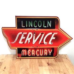 ブリキ看板 ビンテージ アンティーク LINCOLN MERCURY SERVICE おしゃれ アメリカン 壁掛け プレート 壁飾り かわいい 雑貨 可愛い インテリア ネオン サーファー カフェ 店舗