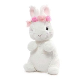 ガンド GUND ミニ ダリア バニー 6050047 ホワイト うさぎ ラビット フラワー 花冠 ぬいぐるみ アニマル 動物 人形 子供 キッズ ベビー プレゼント ギフト イースター 新品