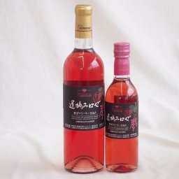 遅摘ワイン2本セット(甲州遅摘みロゼ甘口(山梨県)) 720ml×1本 360ml×1本