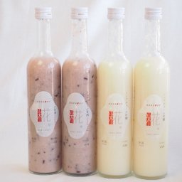 セレクト甘酒4本セット(奥飛騨(岐阜県)×2 一糀吟醸・古代あまざけ(愛知県)500ml×2本 )
