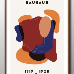 バウハウス BAUHAUS モダン A3 サイズ ポスター アート おしゃれ 絵画 インテリア 北欧 イラスト マット紙 艶消し アートパネル 額 フレーム デザイン 壁掛け ギフト 新築祝い ディスプレイ 引越し祝い　新生活　空間デザイン