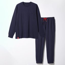 JALオリジナル メンズトラベルルームウエア amiaz アミアズ ウエア トップス ボトムス セットアップ 上下セット 長袖 リラックスウエア ワンマイルウエア メンズ 男性  旅行 トラベル ギフト プレゼント 贈り物 記念日 誕生日 お祝い