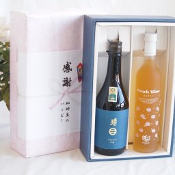 実りの秋の贈り物 感謝の贈り物ボックス 上品な香り南部美人と国産ワインセット(信州のナイアガラを使ったワインです甘口(長野県)500ml日本酒南部美人吟醸 (岩手県)720ml