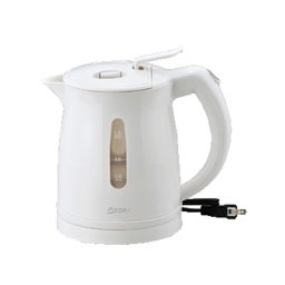 【ギフト対応無料】転倒時湯漏れ防止電気ケトル1L (MJ-0695) ※送料無料(北海道・沖縄は除く)