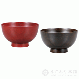 【送料無料】 山中漆器 木製夫婦汁椀 丸 桜  宮常作（木製 セット ペア 漆器 漆塗 日本製 ギフト 海外発送可 お中元）なごみや本舗