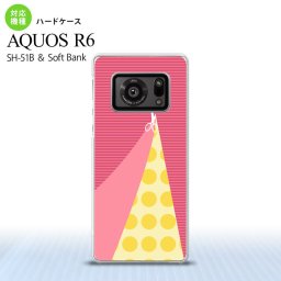SH-51B AQUOS R6 AQUOS R6 スマホケース ハードケース はさみ ピンク メンズ レディース nk-r6-1344