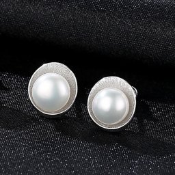 ピアス 両耳用 淡水パール シルバー925 ホワイト ピンク パープル シルバー スタッド 中粒 一粒 定番 上品 大人 小さめ 小ぶり おしゃれ 可愛い かわいい pe0079