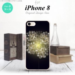 iPhone7 iPhone8 スマホケース ハードケース 花火 小玉 黒 メンズ レディース nk-ip8-216