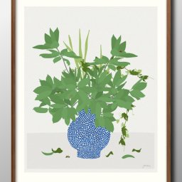 ローレルの葉 観葉植物 ボタニカル A3 サイズ ポスター アート おしゃれ 絵画 インテリア 北欧 イラスト マット紙 艶消し アートパネル 額 フレーム デザイン 壁掛け ギフト 新築祝い ディスプレイ 引越し祝い　新生活　空間デザイン