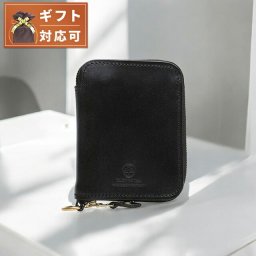 グレンロイヤル GLENROYAL ZIP AROUND SMALL WALLET 二つ折り財布 03-5866-BLACK メンズ レディース NEW BLACK