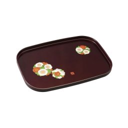 【ギフト対応無料】成願義夫 花丸春秋 12.0長手盆 (0773039) ※送料無料(北海道・沖縄は除く)