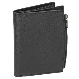 メゾンマルジェラ MAISON MARGIELA 財布 二つ折り財布 折りたたみ財布 小銭入れ付き S35UI0437 P0399 メンズ ブラック 本革 レザー