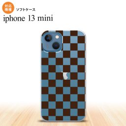 iPhone13mini iPhone13 mini ケース ソフトケース スクエア 茶 iPhone ミニ 5.4インチ  おしゃれ かわいい メンズ レディース キッズ デザインたくさん nk-i13m-tp032