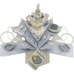 セカンドネイチャー ポップアップカード ウエディング デイ POP116 結婚式 ウエディングケーキ 結婚祝い 3D メッセージカード イベント おしゃれ かわいい 海外 3D メッセージカード 季節行事 絵葉書 グリーティングカード 記念日 ギフト 買い回り 買いまわり ポイント消化