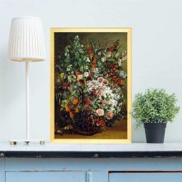 花瓶の中の花束 ギュスターヴ・クールベ 送料無料 ラッピング可 パズル オリジナルパズル ジグソーパズル オーダーメイド 安い オリジナル 記念日 誕生日 おしゃれ インテリア プレゼント ギフト 認知症 ボケ防止 趣味 親 アクリル 木製 手作り 難しい 名画 名作 巨匠 絵画 イラスト 絵 【アートパズル 0318】