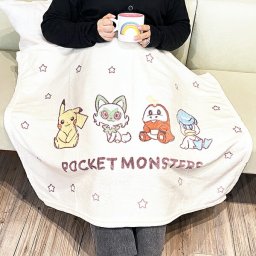 ポケットモンスター ポケモン ひざ掛け パルデア地方 イエロー あたたか ブランケット