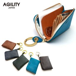 『ポッシュ』(全5色)ロロマ/【L字ファスナー ミニ財布 コンパクト財布 極小財布 メンズ レディース 小さい 極小 ミニ 革 本革 レザー】【AGILITY affa(アジリティアッファ)】(0355)[M便 3/3]