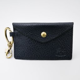 イルビゾンテ カードケース メンズ レディース 名刺入れ バケッタレザー 本革 ネイビー SKH042PV0005BL101B 【スペシャルラッピング660円(別売り)】送別会 誕生日 お中元 結婚祝い 結婚式 彼氏 息子 夫 男性 彼女 妻 女性 名刺入れ 高級 父の日 母の日 ホワイトデー