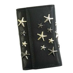 ジミーチュウ JIMMY CHOO 6連キーケース HOWICK LTR ホウィック スタースタッズ レザー BLACK ブラック レディース メンズ プレゼント ギフト 新品