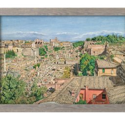 ルートヴィヒ ラーベンスブルク Folkes?ndag p? Forum Romanum A3 サイズ ポスター アート おしゃれ 絵画 インテリア 北欧 イラスト マット紙 艶消し アートパネル 額 フレーム デザイン 壁掛け ギフト 新築祝い ディスプレイ 引越し祝い　新生活　空間デザイン 