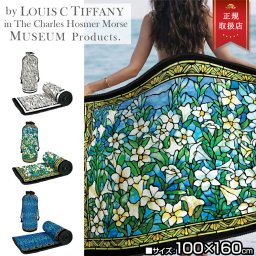 【ラッピング無料 レビュー特典あり】Tiffany Studios Collection 大判ビーチタオル 100×160cm ギフト ブランケット ティファニースタジオ 海 今治タオル