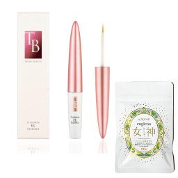 お得ユーグレナ女神セット＋トロワボウテ TBイーエルエッセンス 3ml　まつげ美容液　正規品保障　TB EL essence  Eyelash serum