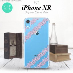 iPhoneXR iPhone XR スマホケース ハードケース レース 帯 A ピンク メンズ レディース nk-ipxr-1095
